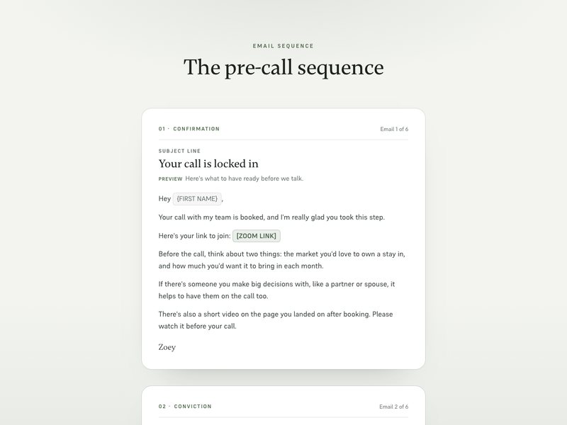 Pre-call preview