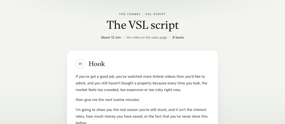 VSL script preview